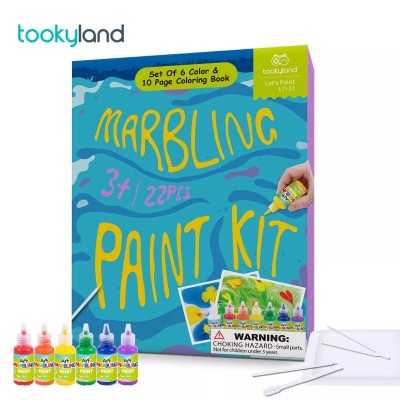 Σετ Μαρμαρογραφίας Marbling 6 Χρώματα