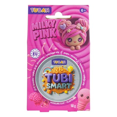 TUBI SMART - MILKY PINK  Πλαστελίνη νέας γενιάς