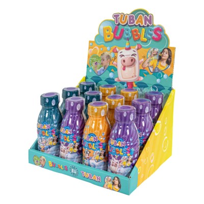 Υγρό για σαπουνόφουσκες 120 ml DISPLAY mix 12 τμχ