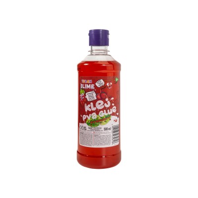 TUBAN Κόλλα PVA για Κατασκευή Slime 500 ml - Κόκκινο με άρωμα φράουλα